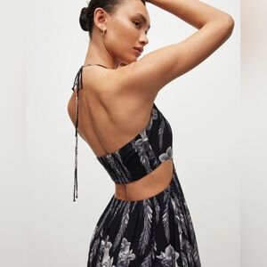 All Saints Tatum Mia Cut-Out Maxi dress Size 0